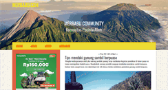 Desktop Screenshot of merbabu.com